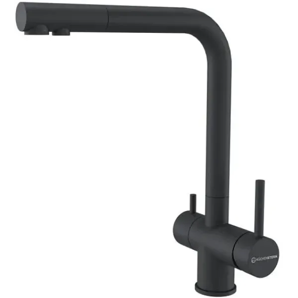 Смеситель KUCHENSTERN FOKUS-F черный