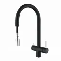 Смеситель RIVELATO Trevi nero cromo