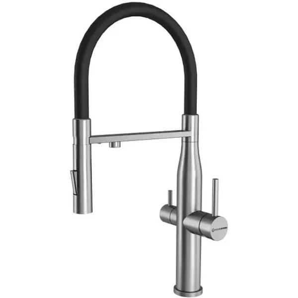 Смеситель KUCHENSTERN ELIT-FE нержавеющая сталь