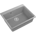 Кухонная мойка RIVELATO AXEL 60 grigio metallizzato