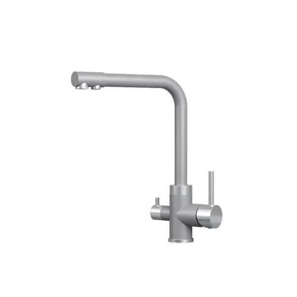 Смеситель GRANULA 5015 алюминиум