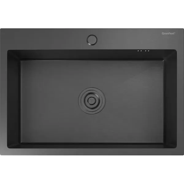 Кухонная мойка GRANFEST METAL 6545 PVD graphite