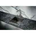 Кухонная мойка MILACIO Denia 46 Steel MC.77479 вороненая сталь