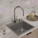 Кухонная мойка RIVELATO TESORO 505-R grigio metallizz