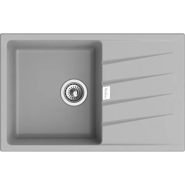 Кухонная мойка RIVELATO RAUM 78 grigio metallizzato