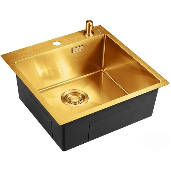 Кухонная мойка EMAR EMB-117A PVD Nano Golden