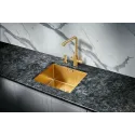 Кухонная мойка MILACIO Denia 48 Steel MC.77448 золото