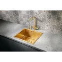Кухонная мойка MILACIO Denia 48 Steel MC.77448 золото