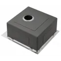 Кухонная мойка MILACIO Denia 58 Steel MC.77458 золото