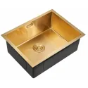 Кухонная мойка MILACIO Denia 58 Steel MC.77458 золото