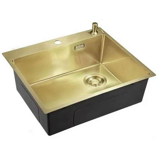 Кухонная мойка EMAR EMB-560(TOP) PVD Matt Gold