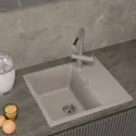 Кухонная мойка RIVELATO RAUM 58 grigio metallizzato