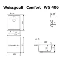 Кухонная мойка WEISSGAUFF WG 406328 Comfort Beige Sand