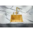 Кухонная мойка MILACIO Denia 44 Steel MC.77438 золото