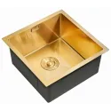 Кухонная мойка MILACIO Denia 44 Steel MC.77438 золото