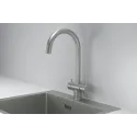 Смеситель GRANULA KS-7104 сталь матовая
