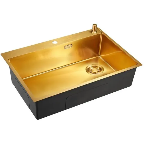 Кухонная мойка EMAR EMB-660(TOP) PVD Golden