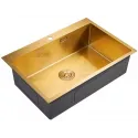 Кухонная мойка MILACIO Denia 75 Steel MC.77428 золото