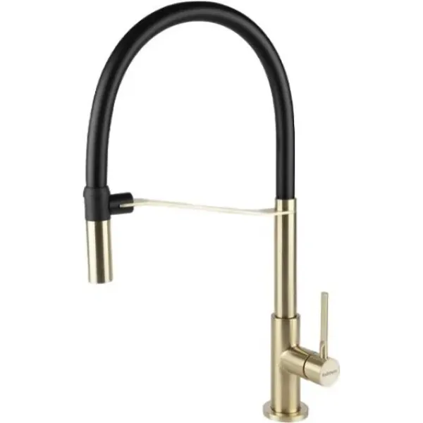 Смеситель FALMEC TREVI PRO PVD BRUSHED PALE GOLD (MTRP.00#PGF)