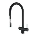 Смеситель RIVELATO Trevi antracite cromo