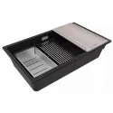 Кухонная мойка PAULMARK LUMI-MULTI SINK LU-MULTI 74-BLM