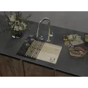 Кухонная мойка RIVELATO LINO 554-R beige scuro
