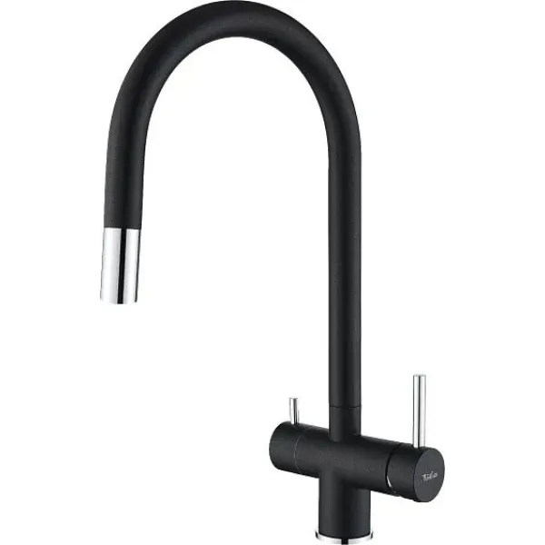 Смеситель RIVELATO Trevi antracite cromo