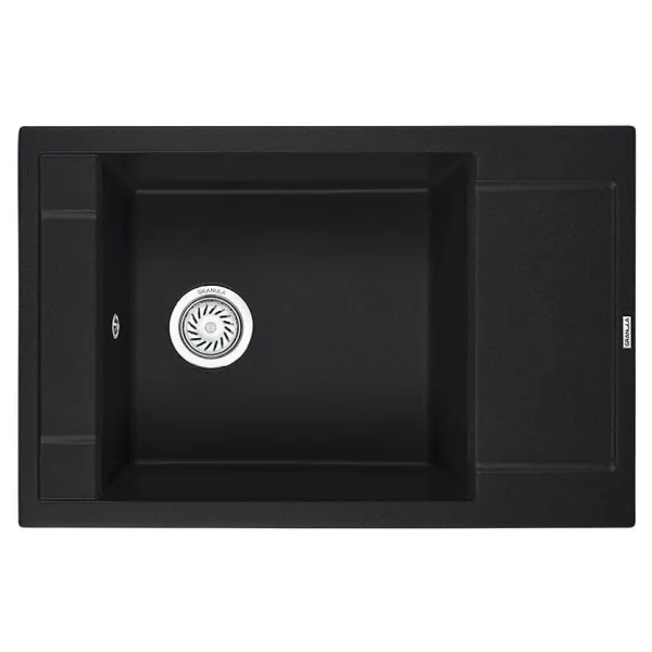 Кухонная мойка GRANULA GR-7806 черный