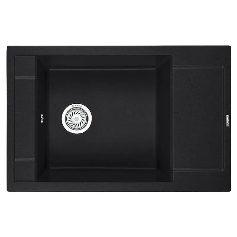 Кухонная мойка GRANULA GR-7806 черный