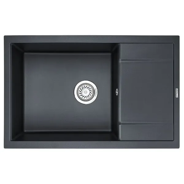 Кухонная мойка GRANULA GR-7805 шварц