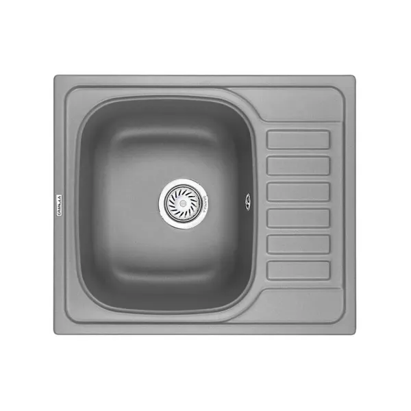 Кухонная мойка GRANULA GR-5801 алюминиум