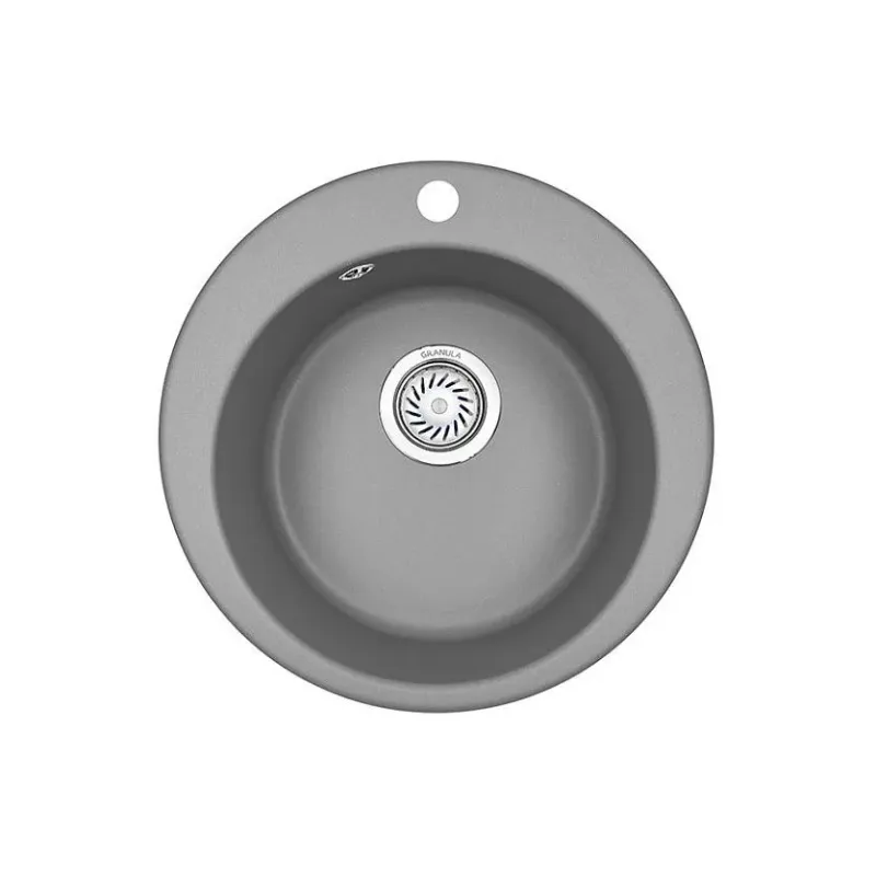 Кухонная мойка GRANULA GR-4801 алюминиум
