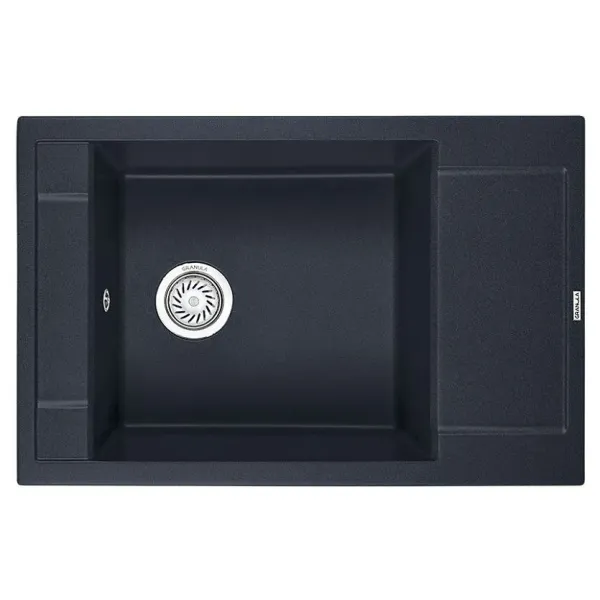 Кухонная мойка GRANULA GR-7806 шварц