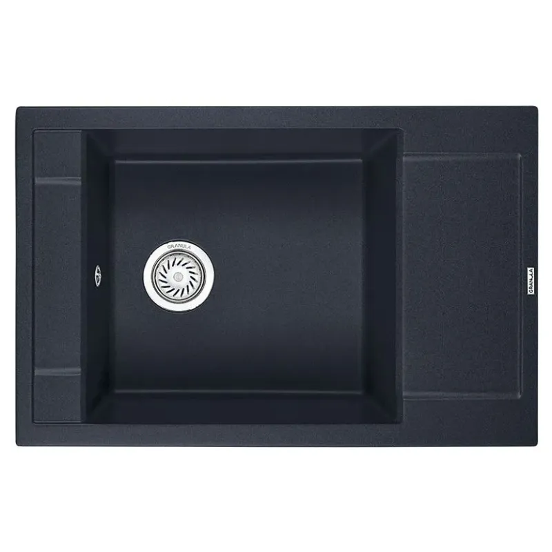 Кухонная мойка GRANULA GR-7806 шварц