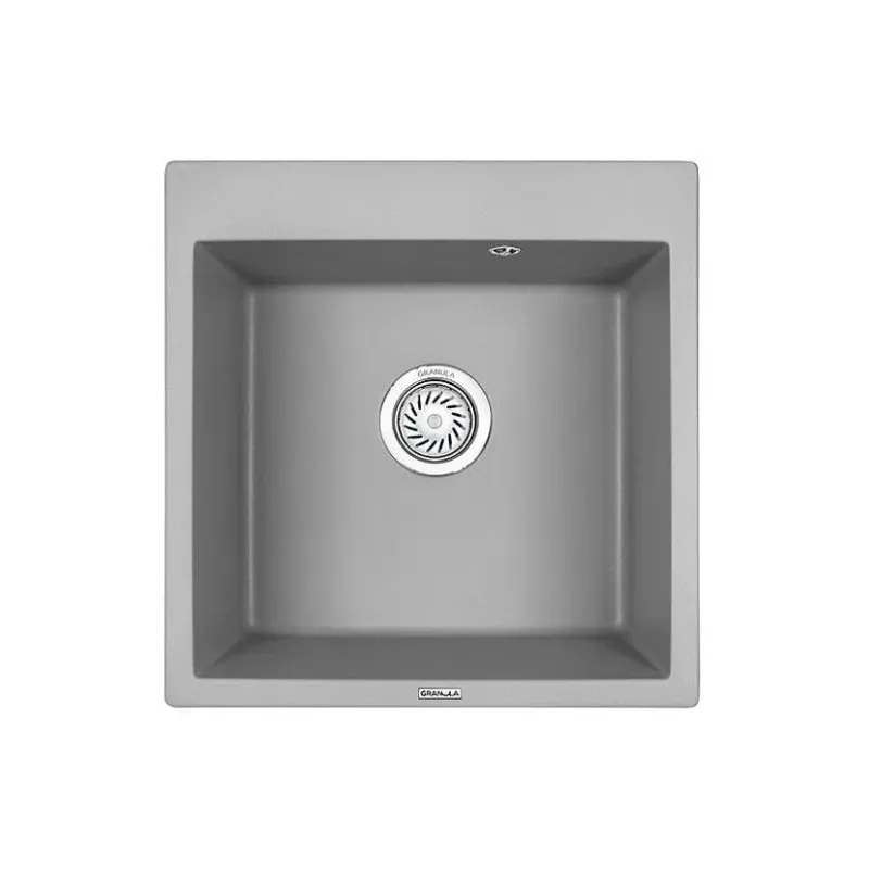 Кухонная мойка GRANULA GR-5102 алюминиум
