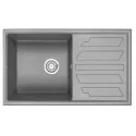 Кухонная мойка GRANULA GR-8002 алюминиум