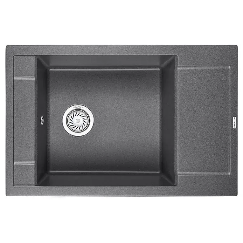 Кухонная мойка GRANULA GR-7806 графит