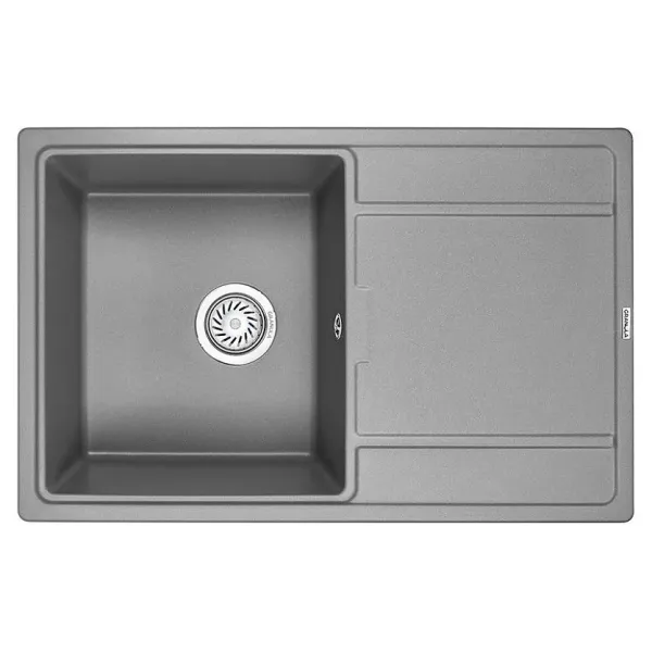 Кухонная мойка GRANULA GR-7804 алюминиум