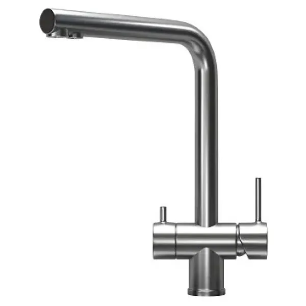 Смеситель GRANULA KS-7011 сталь/сатин