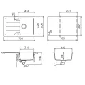 Кухонная мойка SCHOCK Formhaus 45 D Cristalite альпина