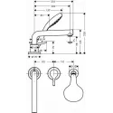 Смеситель HANSGROHE Talis S 72417000 хром