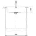Кухонная мойка FRANKE BXM 210/110-68 F-INOX антрацит (127.0650.364)