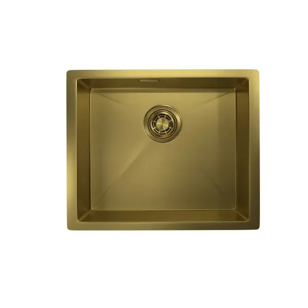 Кухонная мойка GRANULA GR-5445U золото/сатин