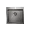 Кухонная мойка GRANULA GR-5151 сталь/сатин