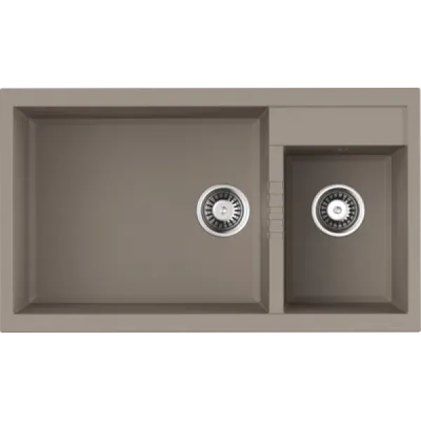 Кухонная мойка OMOIKIRI Tedori 86-2-LB-SA Tetogranit/бежевый (4993934)