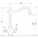 Смеситель Zigmund & Shtain ZS 1900B индийская ваниль