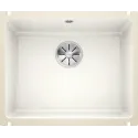 Кухонная мойка Blanco SUBLINE 500-U керамика отводная арматура InFino® глянцевый белый керамика 523733