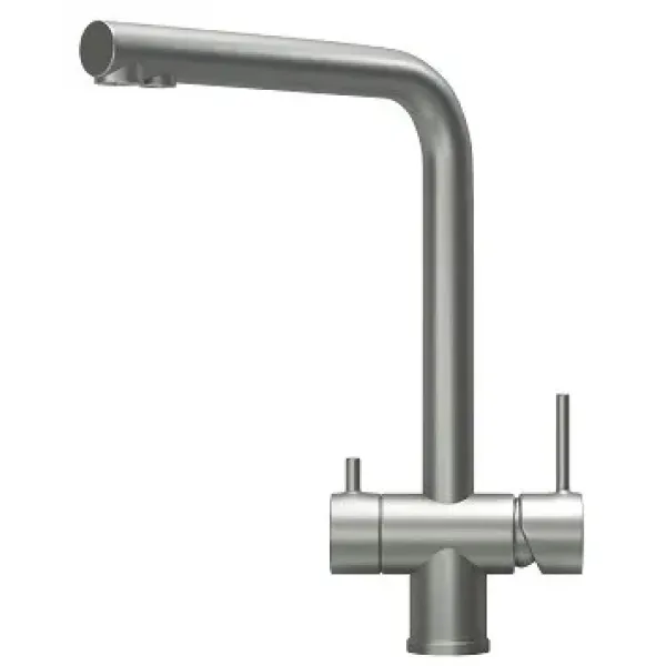 Смеситель GRANULA KS-7011 нержавеющая сталь