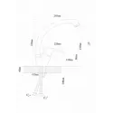Смеситель FLORENTINA омега капучино (313.12H.1123.306)