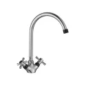 Смеситель DECOROOM DR51028 черный/хром